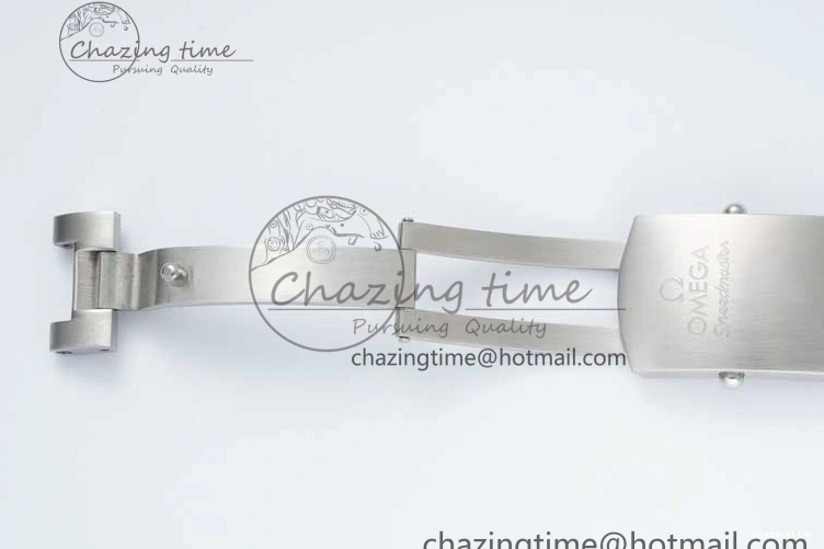 0405 UrbanChic Speedmaster Racing Master SS HKF Best Edition Blue Black Dial on SS Bracelet A 7808